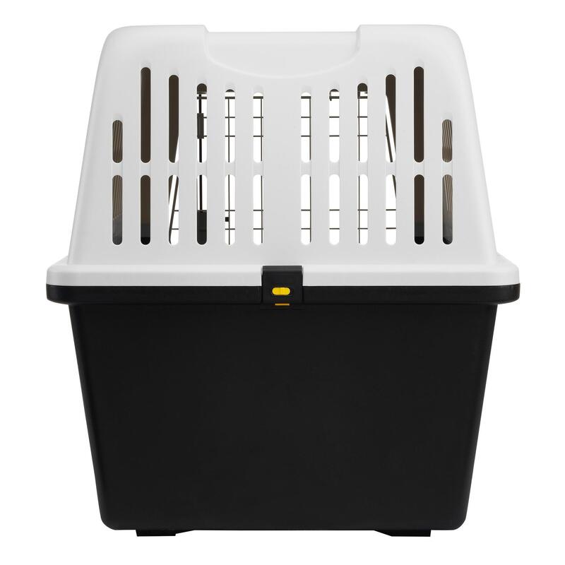 Feste Hundetransportbox für einen Hund Größe L 81 × 55,5 × 58 cm – IATA-Norm