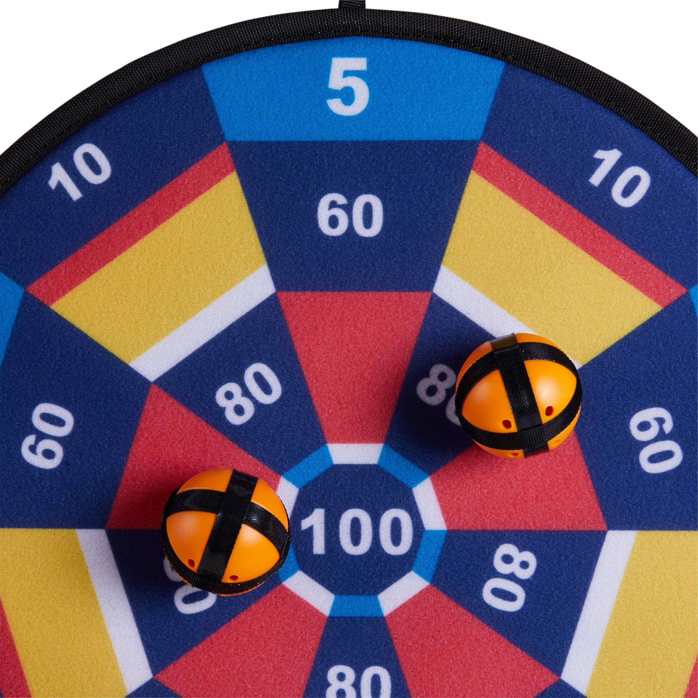 Kids' Dart Board With Rip-Tab Balls -  2