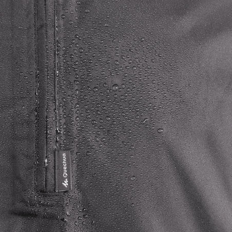 Poncho pluie de randonnée - ARPENAZ 40L gris - Taille S/M