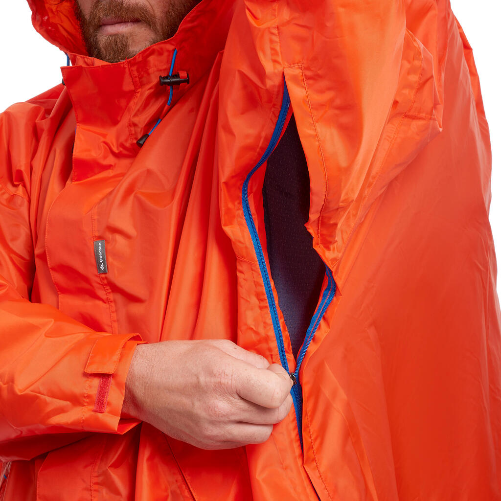 Poncho Regencape Arpenaz 75 Liter wasserdicht L/XL rot 