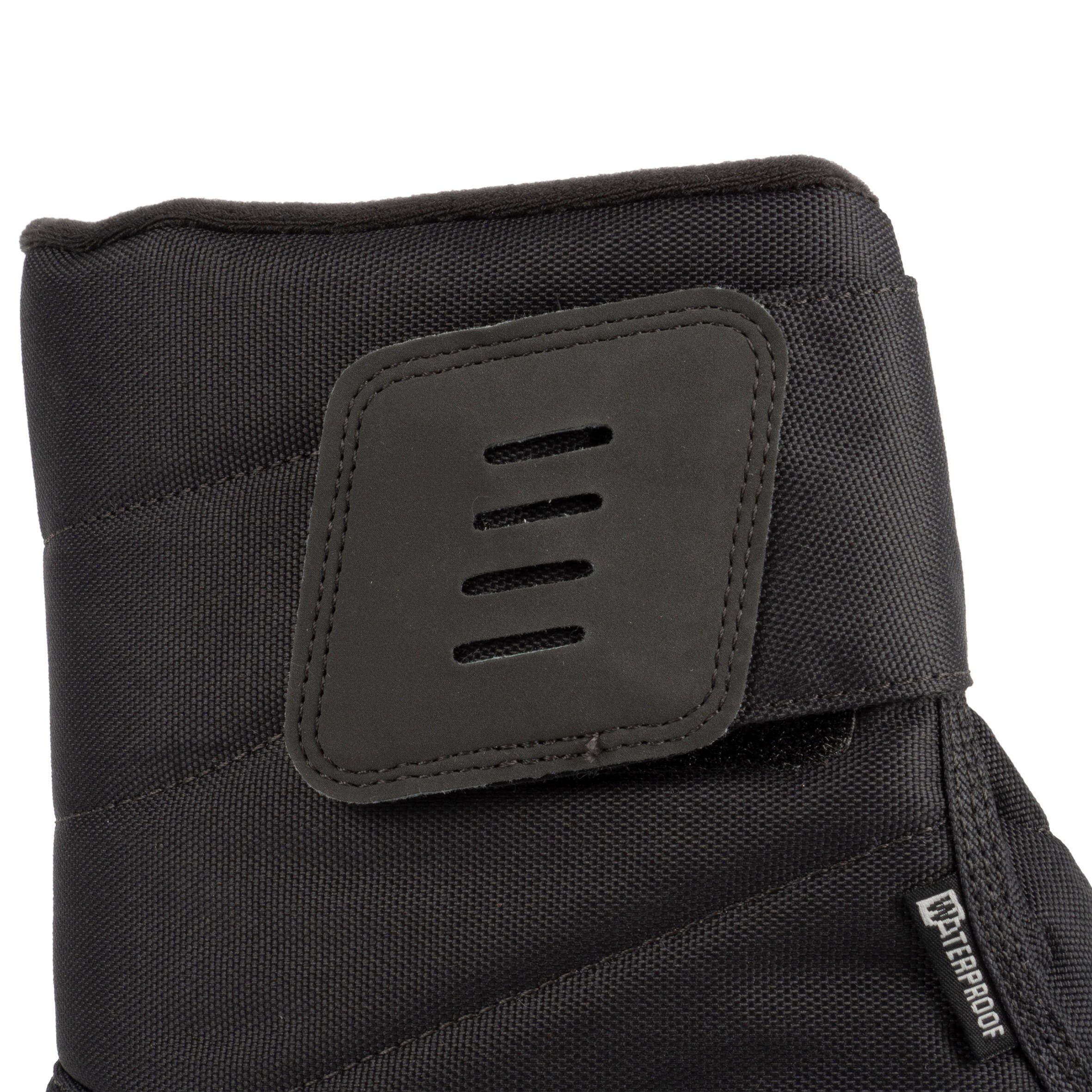 Men’s warm and waterproof snow hiking boots, NH100 Riptab - Black -  5