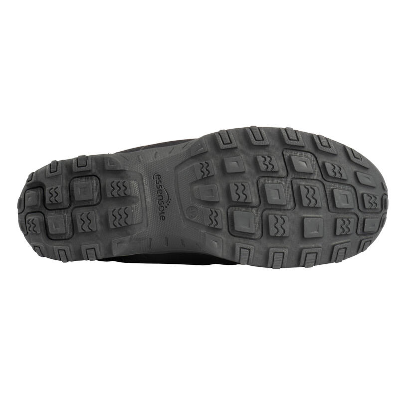 Cizme de drumeție pe zăpadă, călduroase și impermeabile, NH100 scratch negru, B