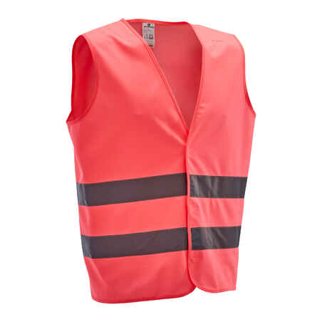 Adult High Visibility Safety Vest 500 - Neon Pink