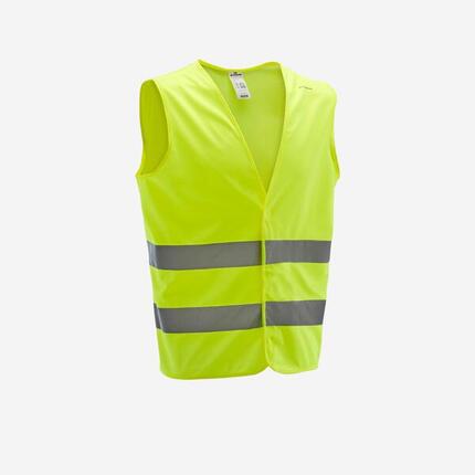 GILET DE SECURITE HAUTE VISIBILITÉ 500 JAUNE FLUO ADULTE