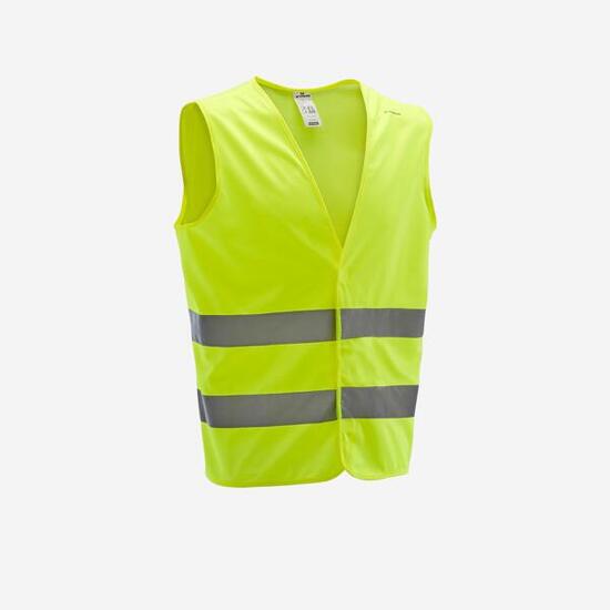 GILET DE SECURITE HAUTE VISIBILITÉ 500 JAUNE FLUO ADULTE