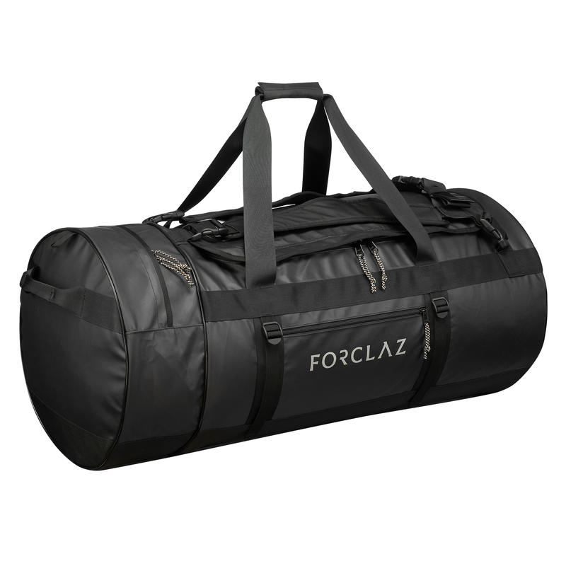 Sac de transport randonnée plusieurs jours 120 L noir Sac de transport randonnée plusieurs jours 120 L noir