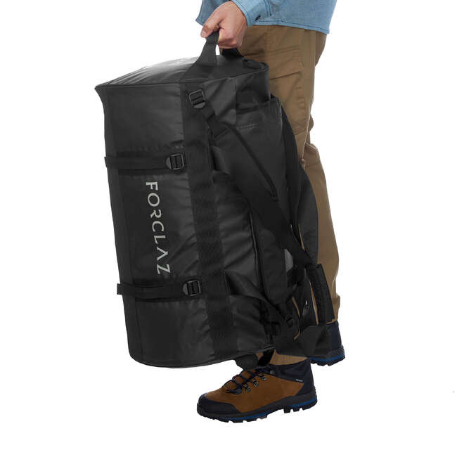FORCLAZ 70L Holdall Black Decathlon