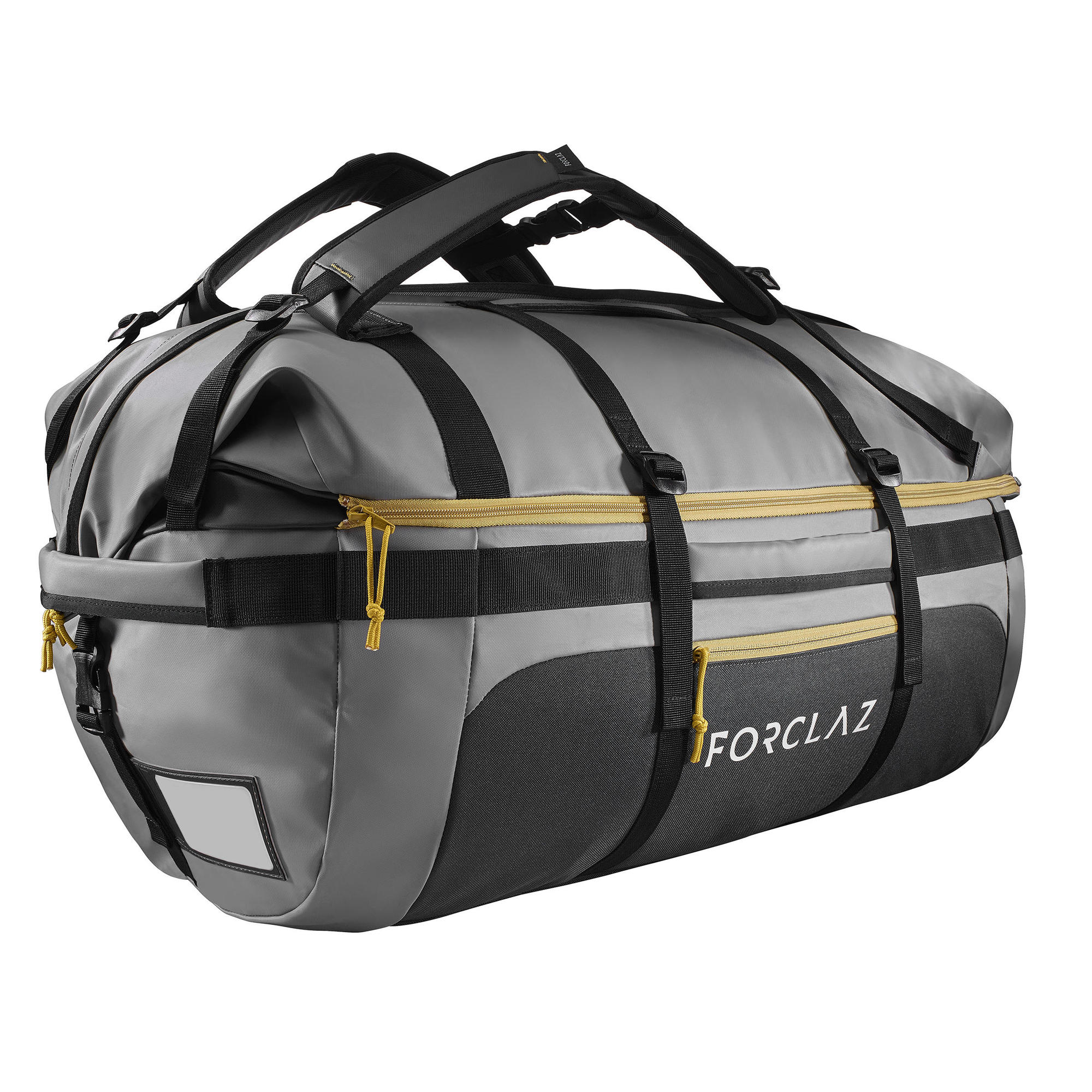 Voyage Extend 80 to 120 Litre Trekking Carry Bag Grey forclaz