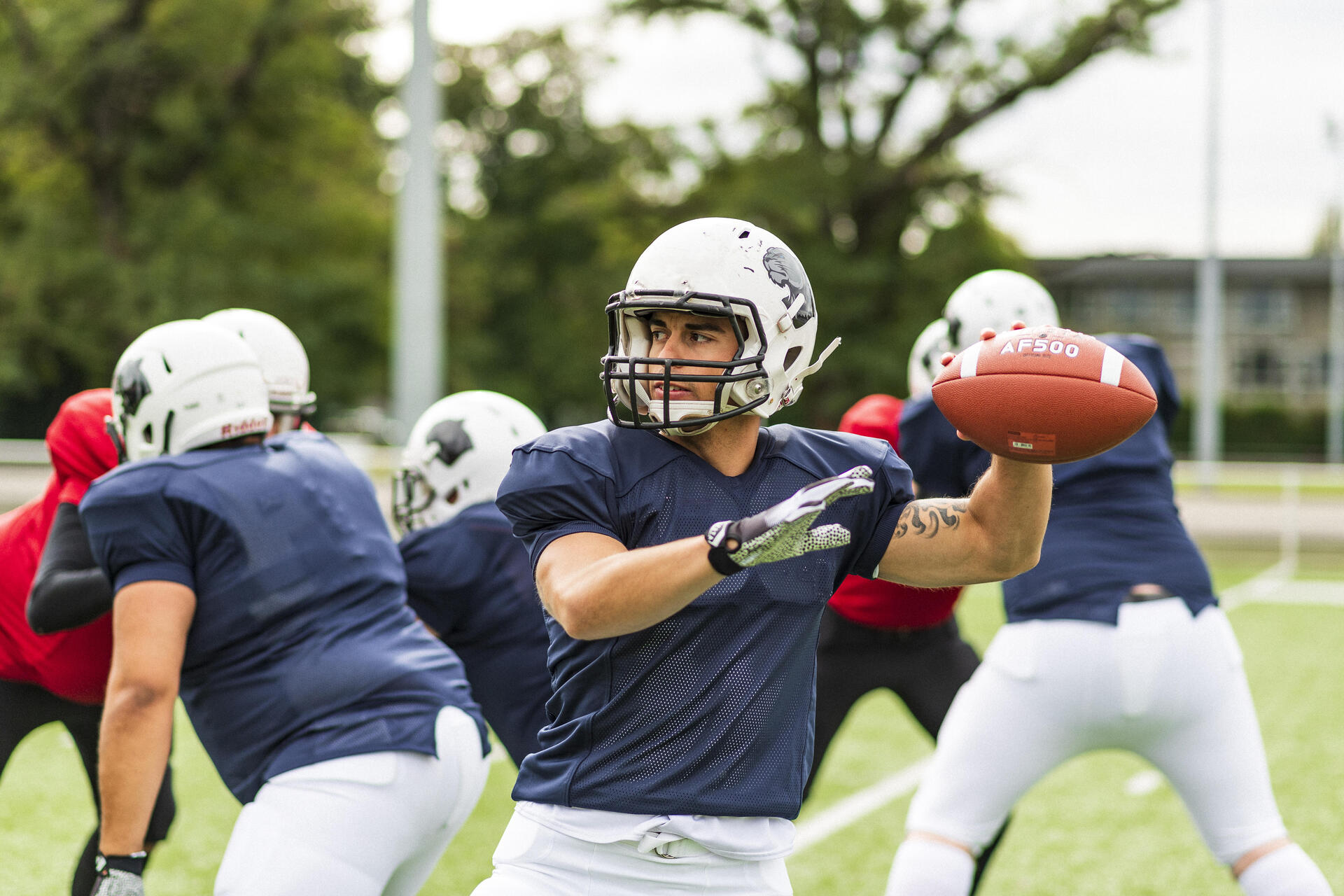 American football Brown