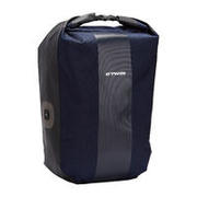 Cycling Pannier Rack 20L Waterproof Bag 500 - Blue
