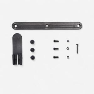 Kit raíl bajo + gancho bolsa bicicleta