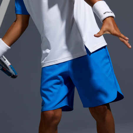 500 Kids' Tennis Shorts - Blue