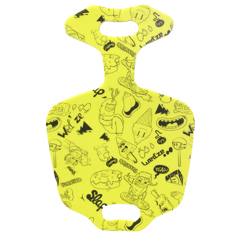 Snow shovel sledge funny slide - yellow