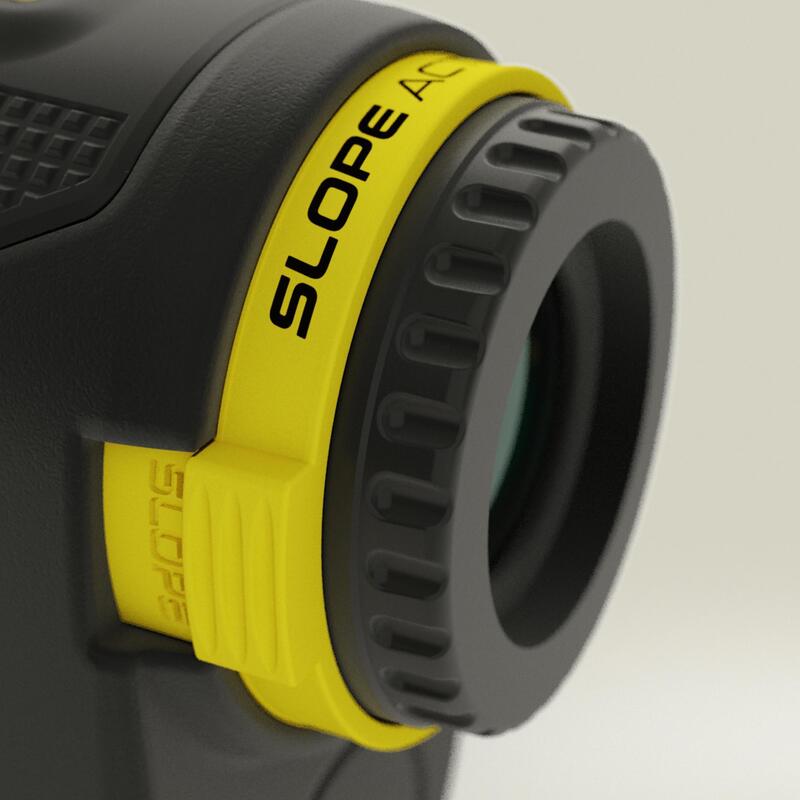 Télémètre laser golf - INESIS 900 jaune/noir