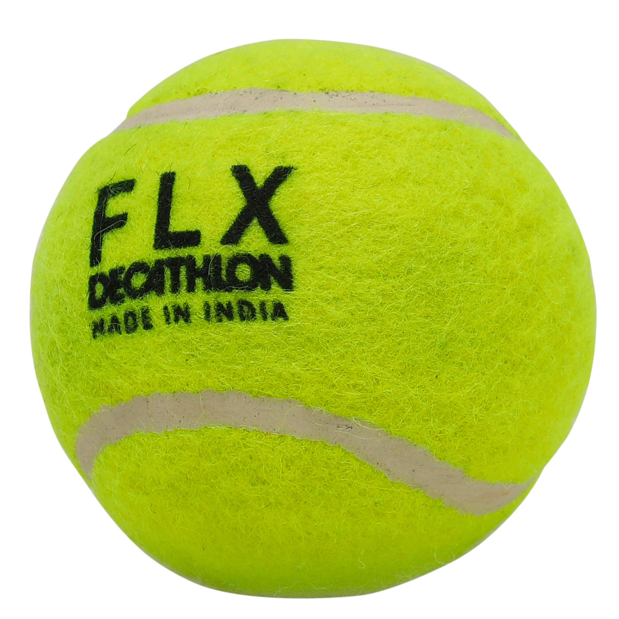 TB MEDIUM CRICKET TENNIS BALL LIME-YELLOW -  2