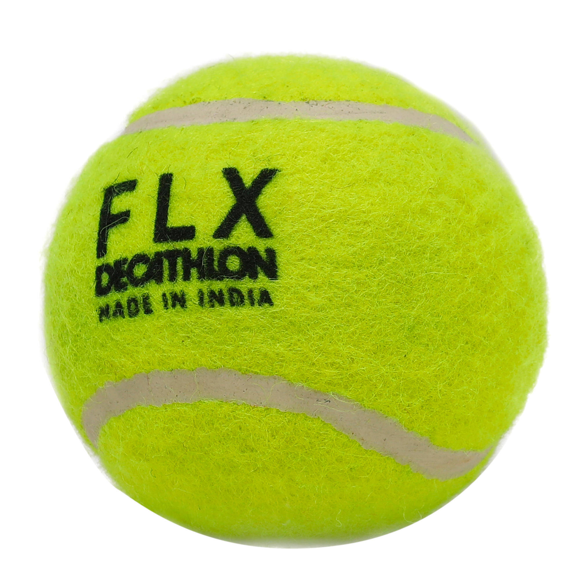 TB MEDIUM CRICKET TENNIS BALL LIME-YELLOW -  3