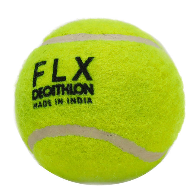 CRICKET SOFT TENNIS BALL, FLUORESCENT GREEN