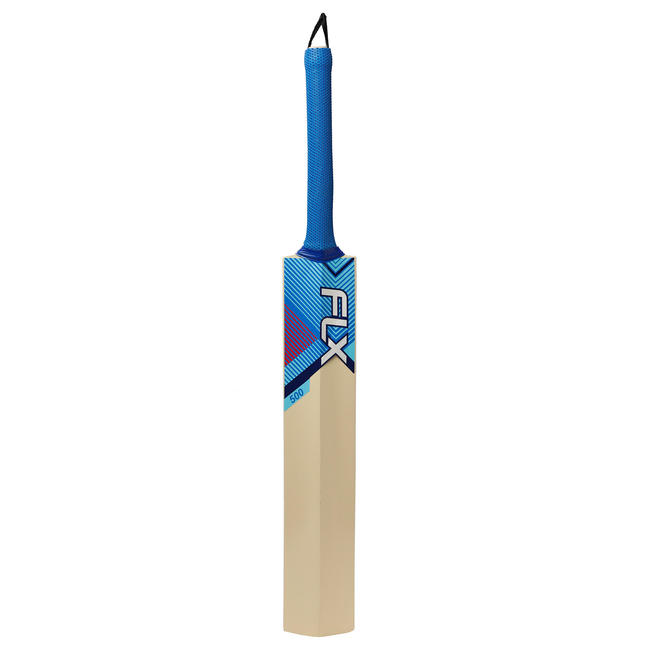 FLX T500 Cricket Bat for Soft Tennis Ball, Blue Youth/Adults