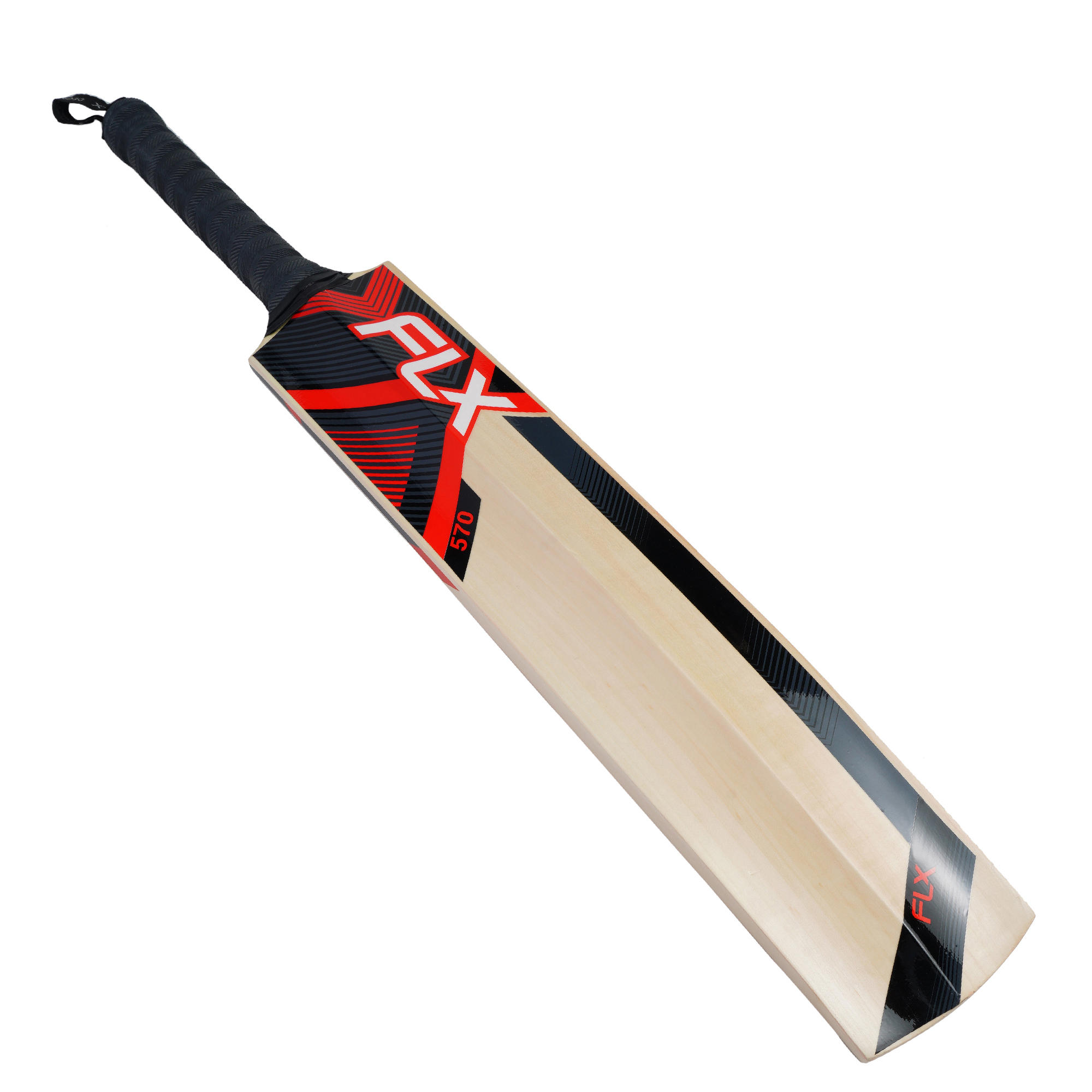 

FLX T570 Cricket Bat for Hard Tennis Ball, Black - Youth/Adult