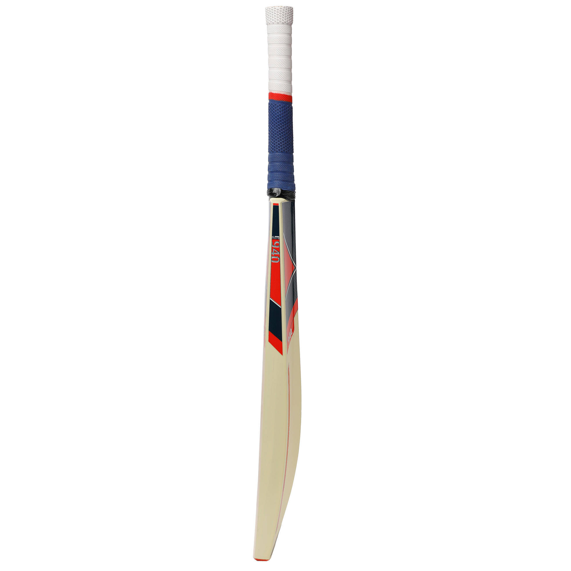 FLX EW 940 English Willow Cricket Bat for Leather Ball,Dark Blue/Red,Youth/Adult -  5