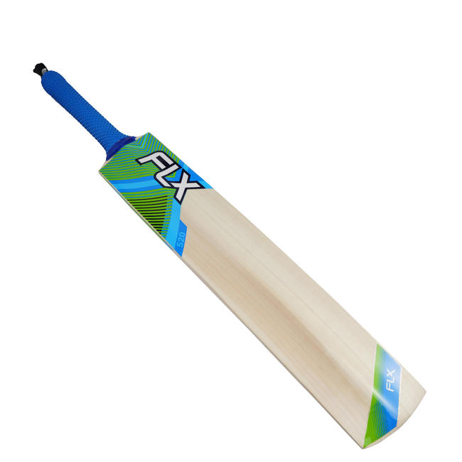FLX T520 Cricket Bat for Soft Tennis Ball, Blue/Green Youth/Adult