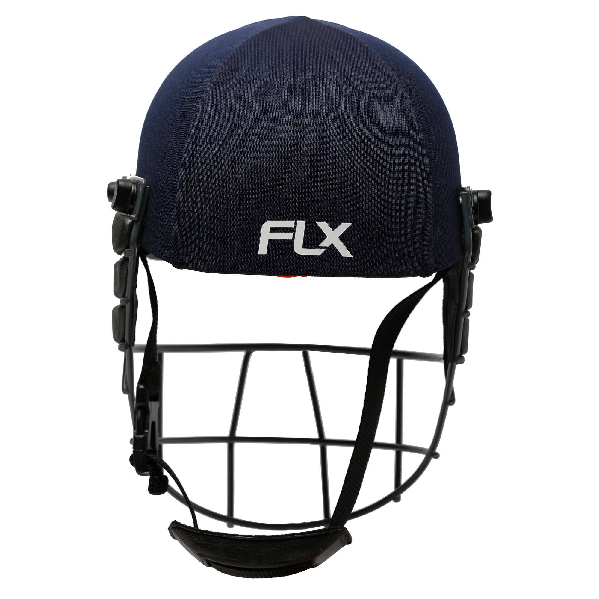 MEN'S IMPACT PROTECTION CRICKET BATTING HELMET, ADJUSTABLE STRAPS, BLUE -  4