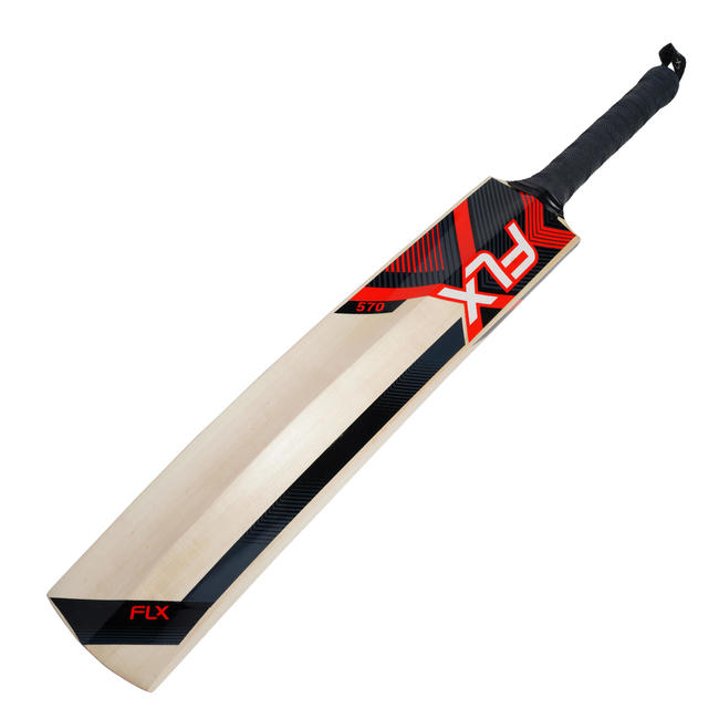 FLX T570 Cricket Bat for Hard Tennis Ball, Black Youth/Adult
