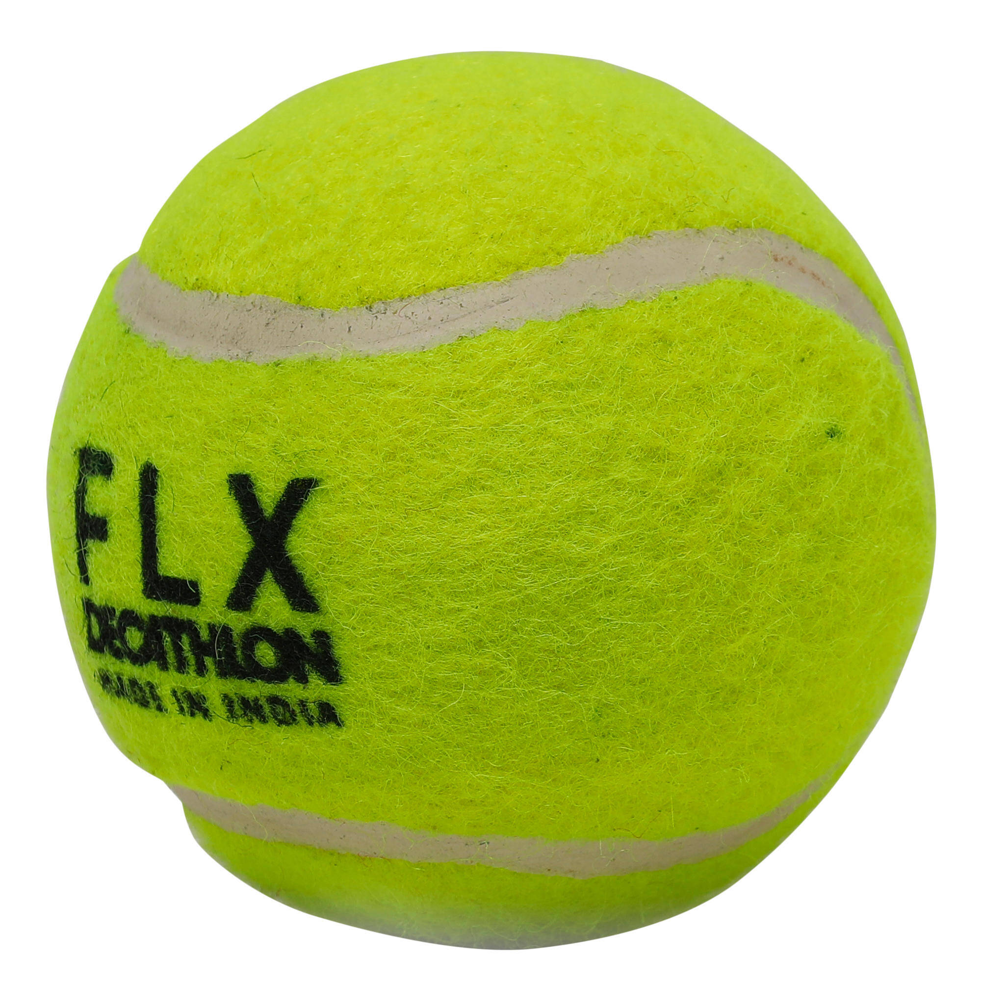 TB MEDIUM CRICKET TENNIS BALL LIME-YELLOW -  4