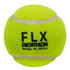 CRICKET SOFT TENNIS BALL, FLUORESCENT GREEN