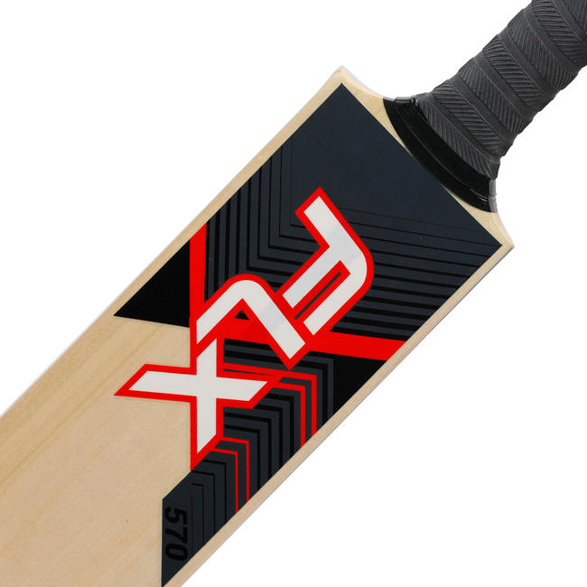 FLX T570 Cricket Bat for Hard Tennis Ball, Black Youth/Adult