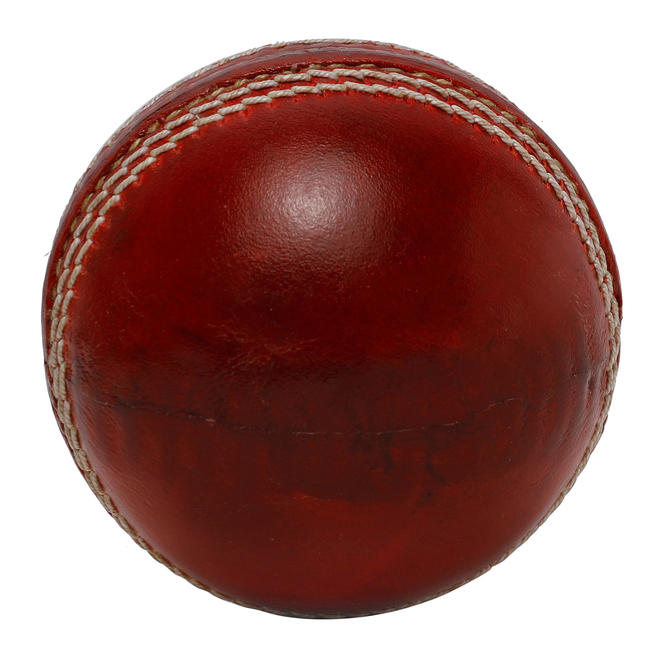 CRICKET NON TOXIC 4 PIECE LEATHER BALL, ICC STANDARD