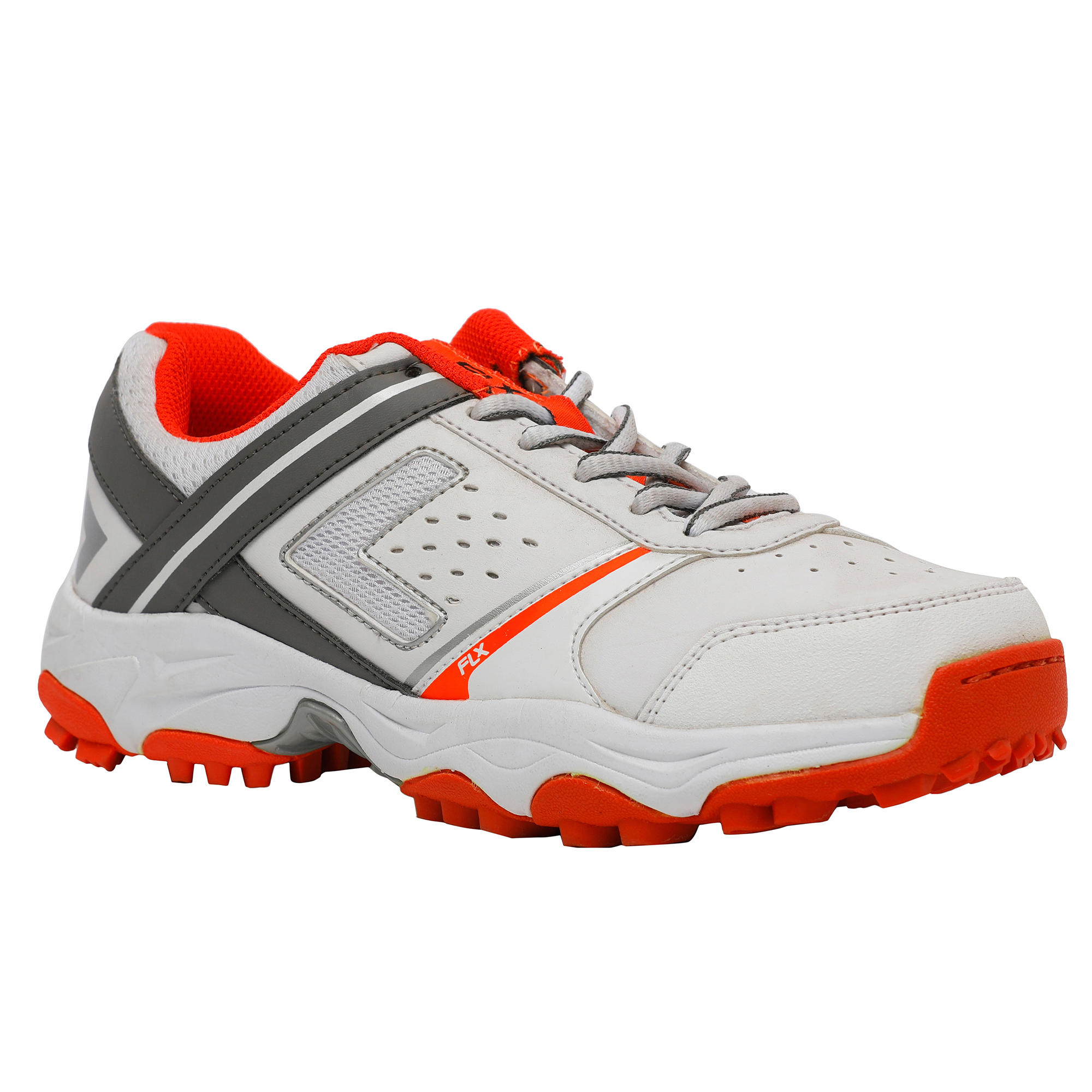 

Adult Cricket Shoe Orange Cs 300 -  By FLX | Decathlon