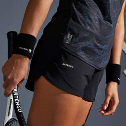 SH Soft 500 Women's Tennis Shorts - Black