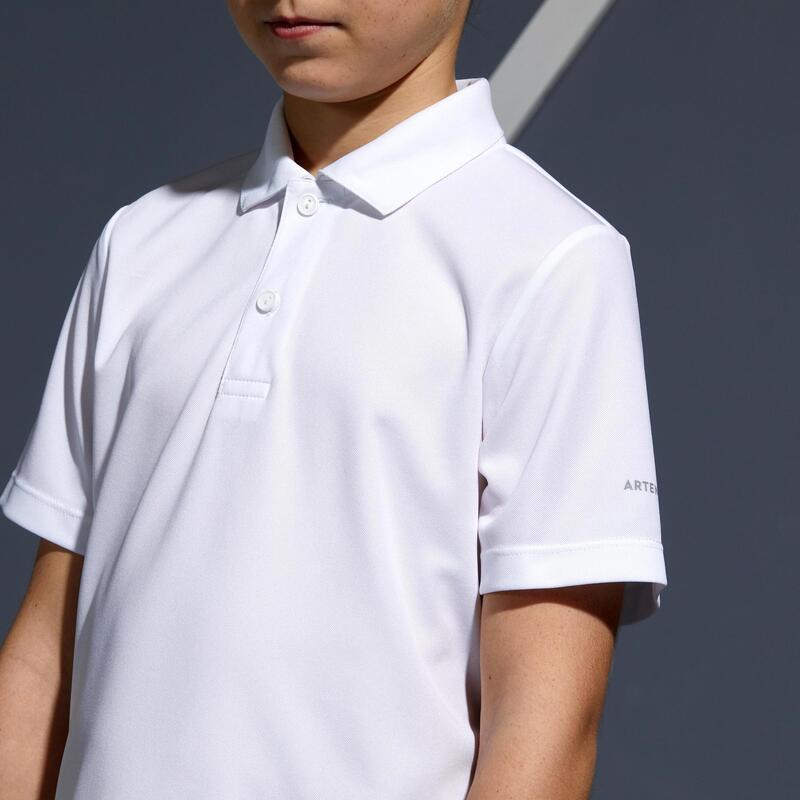 Polo de tenis Niños Artengo blanco