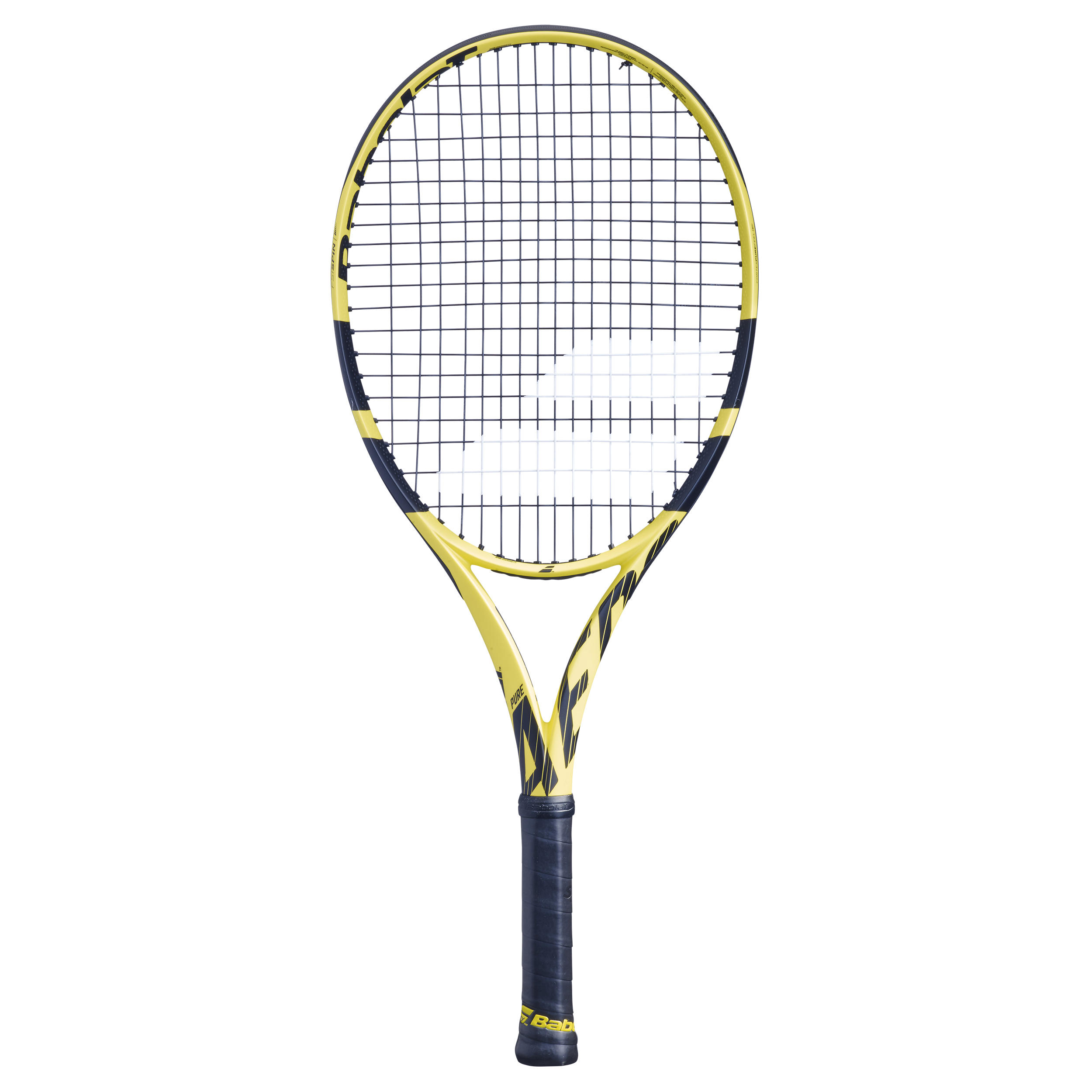 Pure Aero 26 Kids Tennis Racket Black Yellow 2019 Decathlon