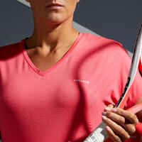 Tennis T-Shirt TS Soft 500 Damen rosa