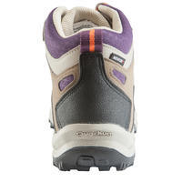 Arpenaz 100 Mid Wtp Women's Hiking Boots - Purple.
