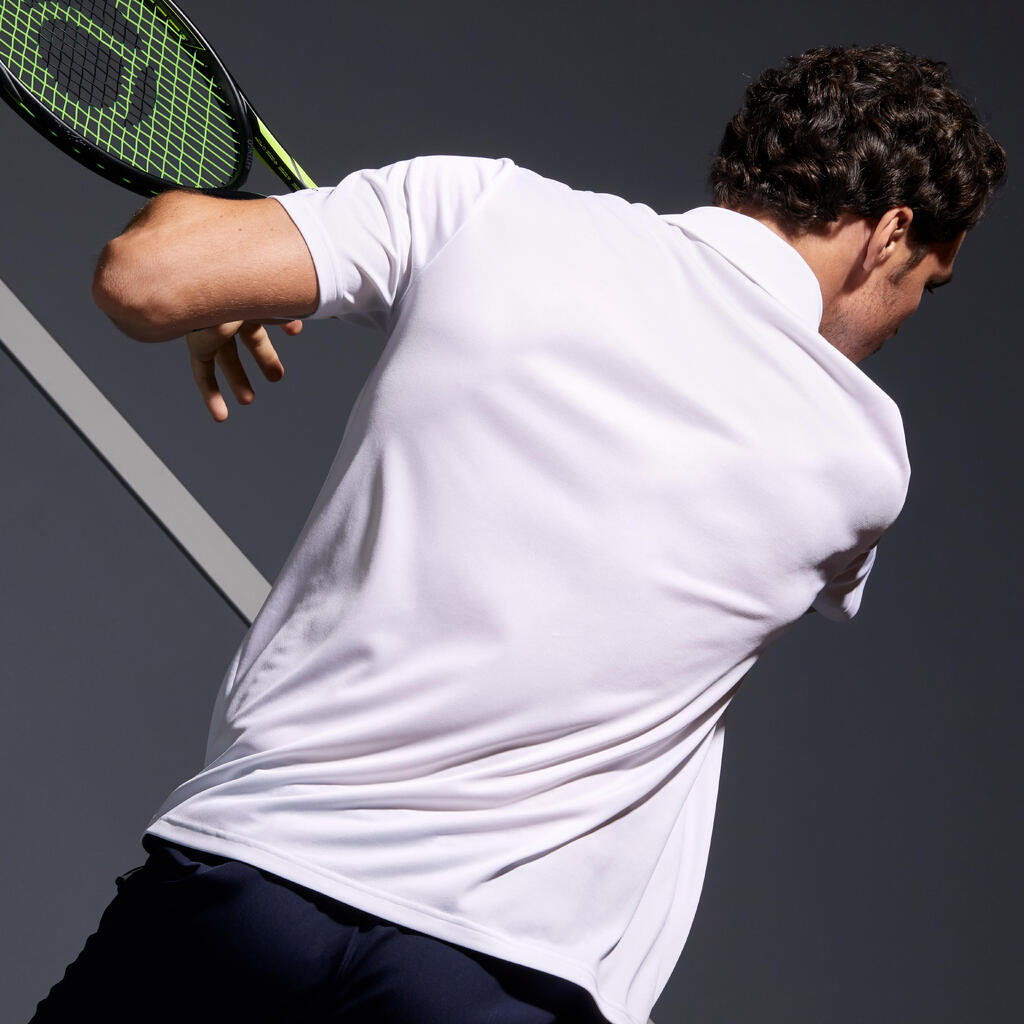 Polo de tennis manches courtes homme - Essential marine