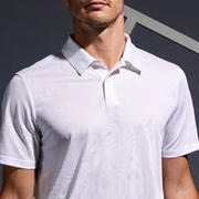 Men Tennis Polo T-Shirt - Dry 100 White