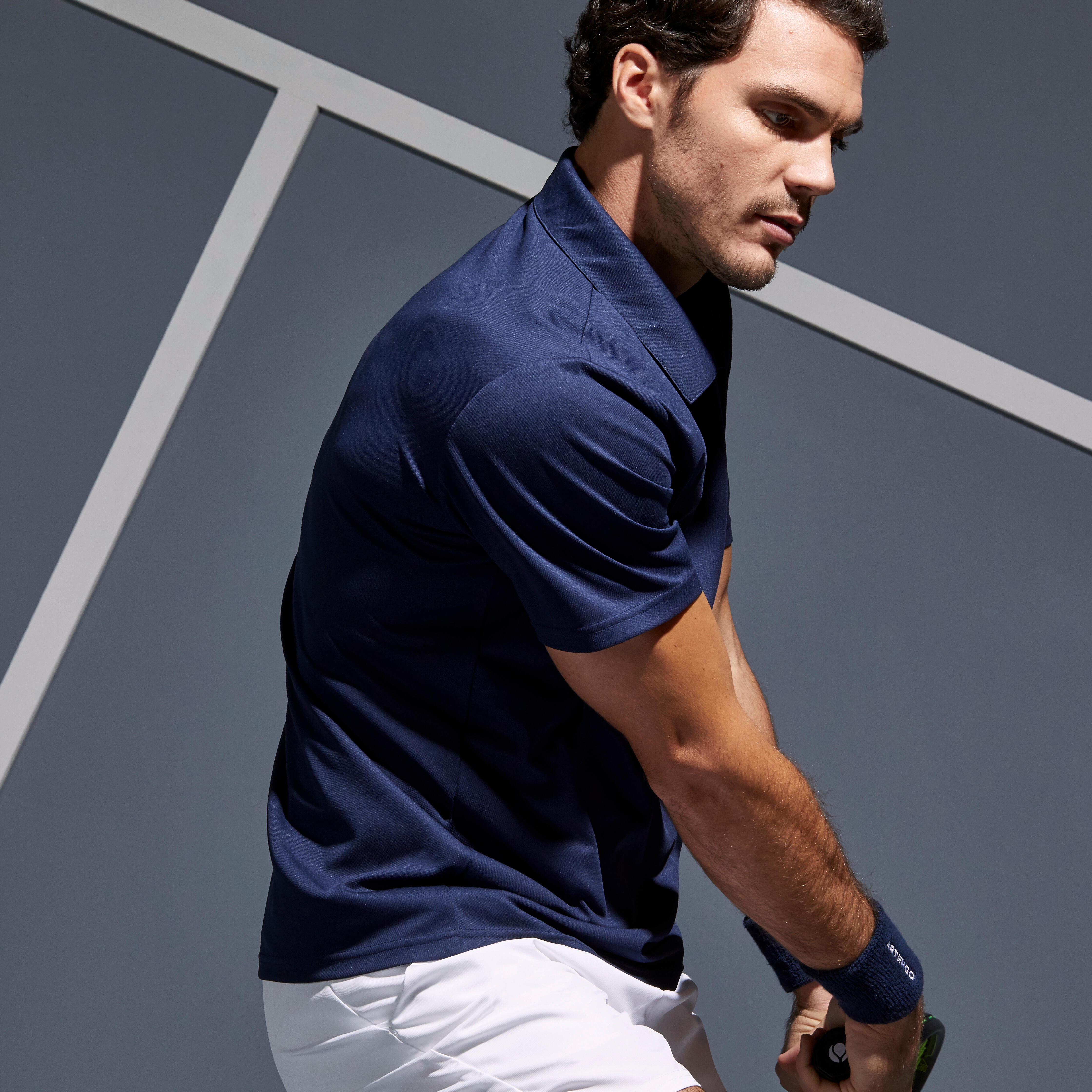 Tennis Polo Shirt - Navy - Decathlon