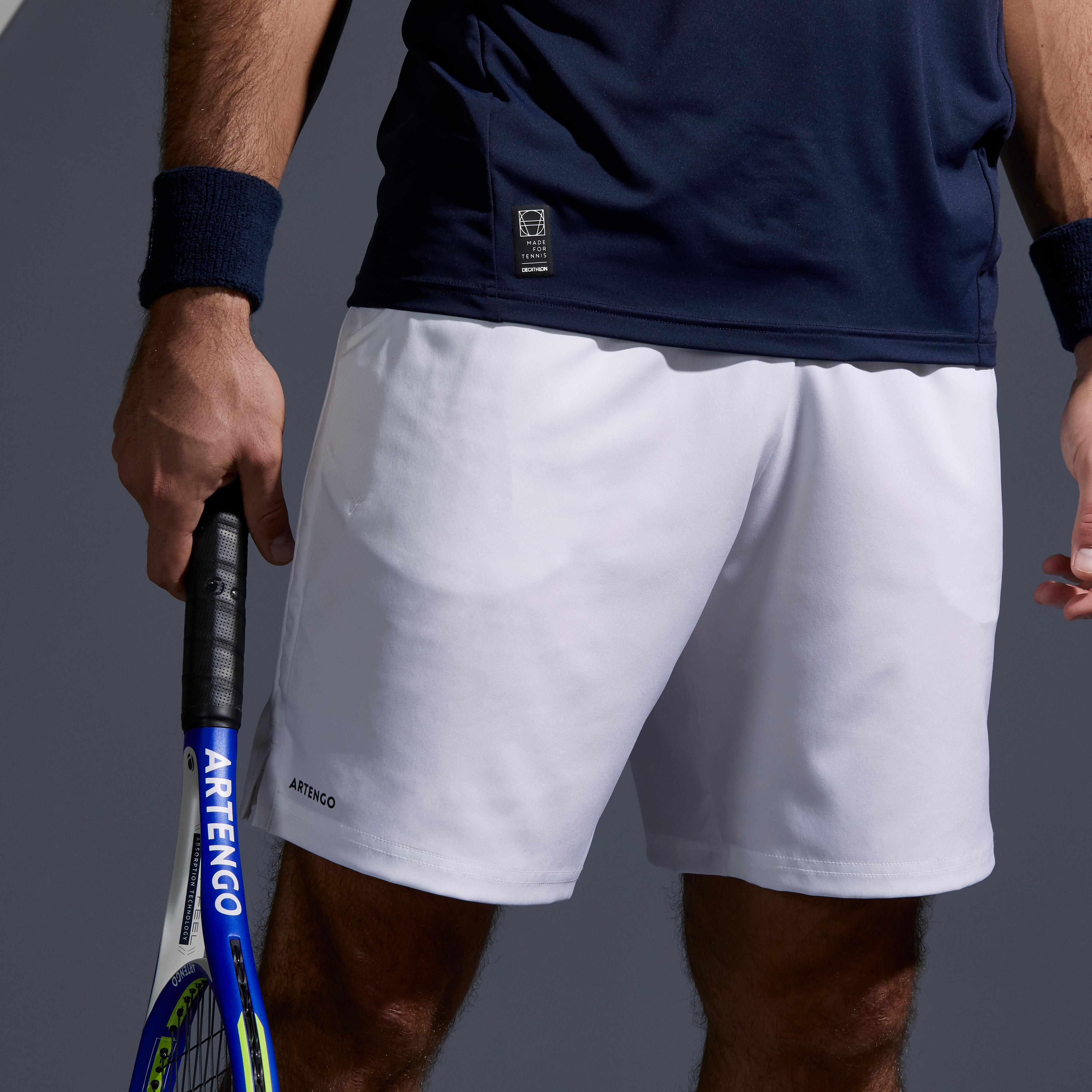 short tennis shorts for men