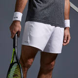 Men tennis shorts - tsh100 white