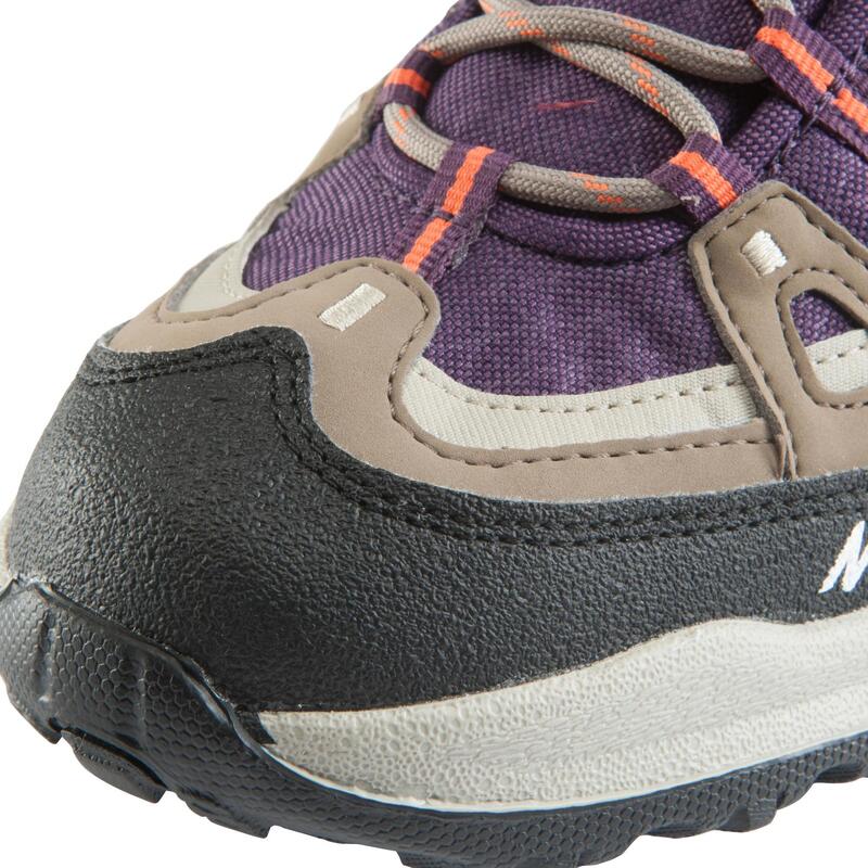 Chaussures de randonnée Nature femme Arpenaz 100 mid imper violette.