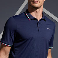 POLO DE TENNIS HOMME DRY 500 MARINE