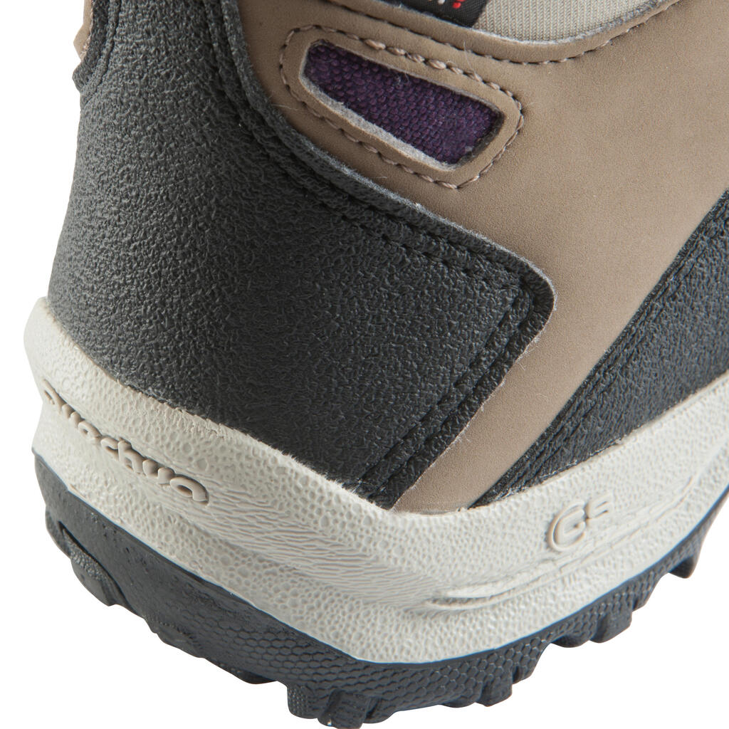 Arpenaz 100 Mid Wtp Women's Hiking Boots - Purple.