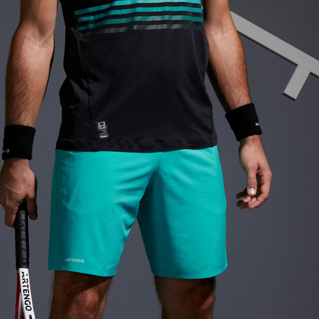 Herren Tennis Shorts - DRY+ graugrün