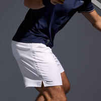 Tennis-Shorts Dry Herren 500 weiss