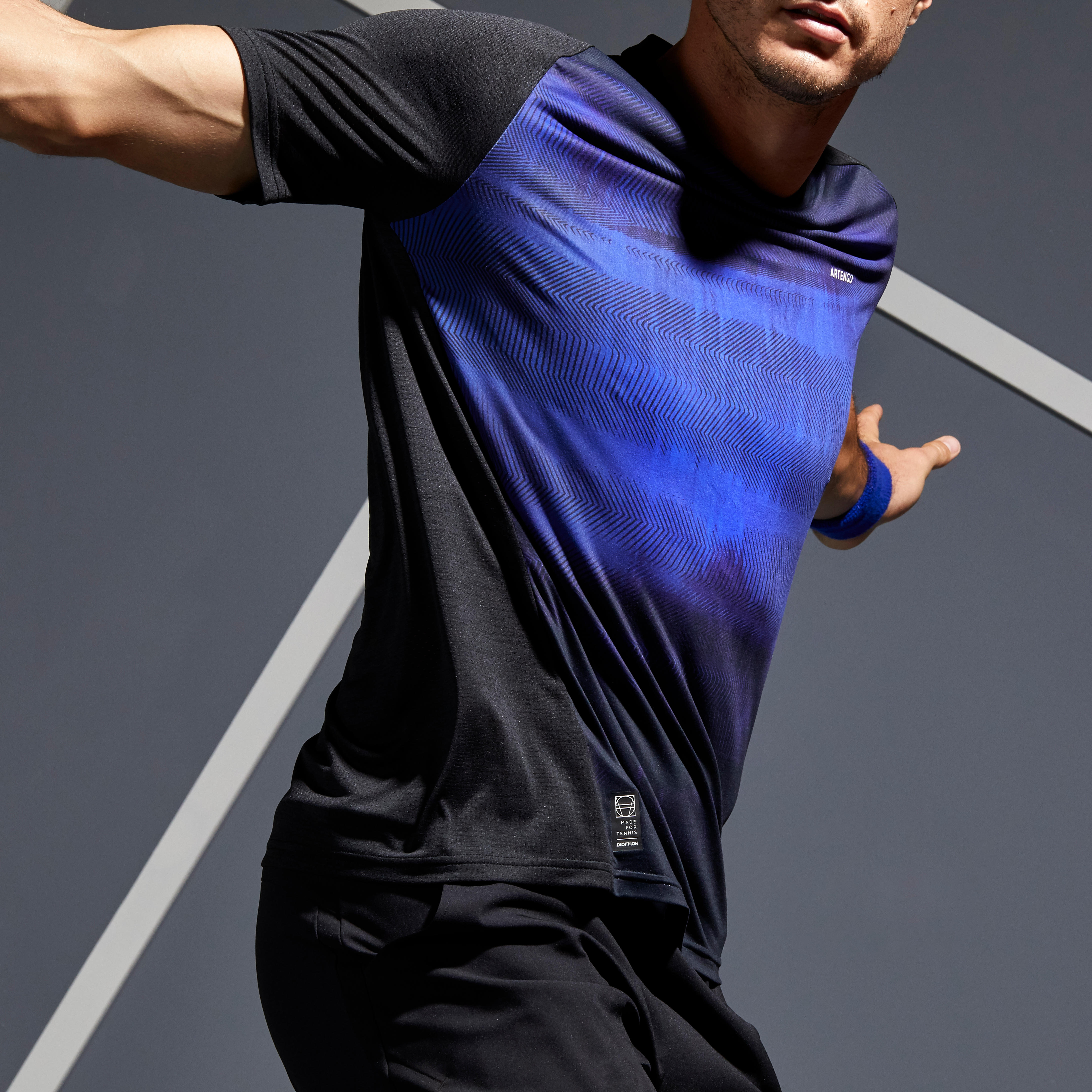 Men's Tennis T-Shirt TTS 500 Dry 