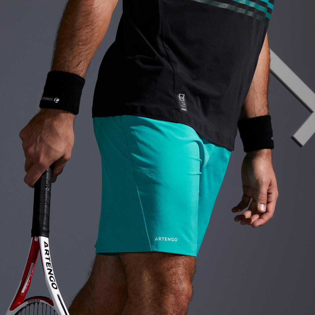 Herren Tennis Shorts - DRY+ graugrün