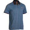 Herenpolo tennis Dry 500 grijs/koraal